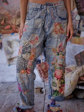 🦋NWT MAGNOLIA PEARL TOBY MINER DENIMS🦋